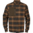 Härkila Men's Eirik Reversible Shirt Jacket - Dark Warm Olive/Burgundy