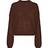 Noisy May Ribbed Sweater - Brown