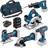 Bosch Combo Kit GSR 18V-28 + GWS 18-125 V-LI + GSA 18 V-LI + GKS 18V-LI + GST ​​18V-LIS + 3 X 18V 4.0AH + GAL 1860CV + Professional (3x4.0Ah)