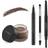 Lavone Eyebrow Stamp Pencil Kit Dark Brown