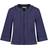 Gerry Weber Blazer Jacket with Fringed Edges - Blueberry