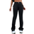 Shein EZwear Flap Pocket Side Boot Cut Leg Pants - Black