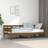 vidaXL daybed massivt fyrretræ gyldenbrun 90x190 Sengeramme
