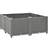 vidaXL light grey, 80 Raised Bed Garden Planter Flower Box