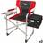 Aktive Foldable Camping Chair Grey Red 61 x 92 x 52 cm