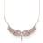 Thomas Sabo Sterling Silver Rose Gold Plated Pink Stones Phoenix Wing Necklace KE2167-323-9-L45V