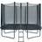 Mzone Rectangle Trampoline 213x305cm + Safety Net + Ladder