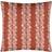 Paoletti Kalindi Stripe Large Complete Decoration Pillows Red, Brown