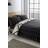 Catherine Lansfield Linear Curve Duvet Cover Black, White