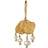 Stine A Big Gold Splash Earring – Elegant Pearls Förgyllt-Silver 925