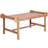 vidaXL 100x50x45 massiv teak Soffbord