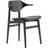 Norr11 Buffalo Black Oak Kitchen Chair 75cm