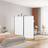 vidaXL 2-panels stof Rumdeler