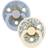 Bibs x Liberty Latex Pacifier 2-pack Eloise Dusty Blue Mix Str. 1 latex Str. 1