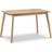 Julian Bowen Boden Natural Dining Table 77x118cm