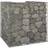 vidaXL Gabionmur soptunna galvaniserat 110x100x110 100x100cm