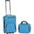 Rockland Fashion Softside Upright Luggage Set Turquoise 2-Piece