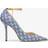 Jimmy Choo Blue Diamond Talura Heels Denim IT