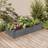 vidaXL grey, 120 Garden Raised Bed Planter Liner Plant Flower