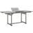 vidaXL Havebord 120-170x80x75 massivt akacietræ