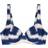 Triumph Summer Fizz W 01 Bikini Top Blue/White