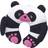 Travel Blue Chi Chi the Panda neck pillow Nakkepude Blå, Hvid, Sort, Pink