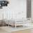 vidaXL white, Solid Wood Bed Frame Bed Base