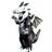 Joyin Adult Skeleton Dragon Inflatable Costume