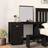 vidaXL makeupbord massivt Toiletbord