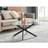 Furniturebox Novara Round Modern Tempered Coffee Table