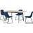 SECONIQUE Avery Extending Dining Set