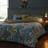 Paoletti Bloom Single Duvet Cover Yellow, Blue, Green, Turquoise, White