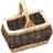 RED HAMPER Hamper S014/HOME Childs Rustic Shopping Basket