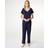 CCDK Copenhagen Jordan Pyjamas 621416 4060, Farve: Blå Størrelse: XXL, Dame
