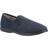 Fleet & Foster tim twin gusset slipper navy