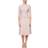 Alex Evenings Tea-Length Mock Dress - Shell Pink