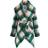 Chicwish Women's Turn Down Shawl Collar Wool Coat - Green