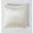 Homescapes Cream, Crushed Cushion Cover Natural, White