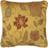 Paoletti Zurich Floral Chenille Jacquard Cushion Cover Gold