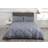 Rapport Balmoral Luxury King Set 2 Pintuck Duvet Cover Grey, Silver