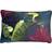 Paoletti Toucan Bird Piped Complete Decoration Pillows Purple