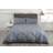 Rapport Balmoral Luxury King Set 2 Pintuck Duvet Cover Grey, Silver