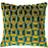 Paoletti Empire Velvet Jacquard Complete Decoration Pillows Gold, Turquoise