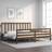 vidaXL Frame with Headboard Honey