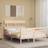 vidaXL Frame with Headboard Wood Brown