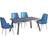 Life Interiors Soho Cosmo LUX Dining Set 5pcs