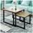 SoBuy Set Om 2 Soffbord Set FBT42-N Satsbord 2st