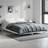 vidaXL Bed Frame High Gloss Double Engineered Wood