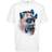 Mister Tee T-shirt av Le Papillon Oversize Herr vit