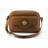 Versace Leather Camera Shoulder Bag - Brown